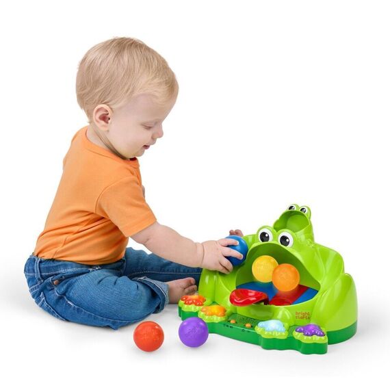 Bright Starts - Poppin' Ball Frog Ball Play Toy - (BS-17159) / Toys