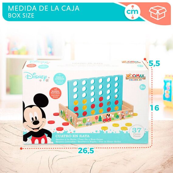 Disney Four in a Row wooden game