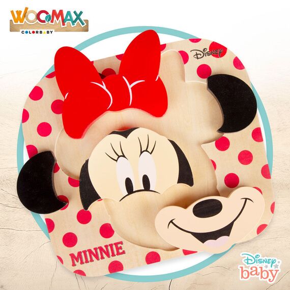 Disney Minnie Wooden puzzle |  Techbox