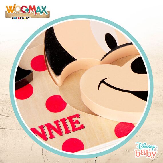 Disney Minnie Wooden puzzle |  Techbox