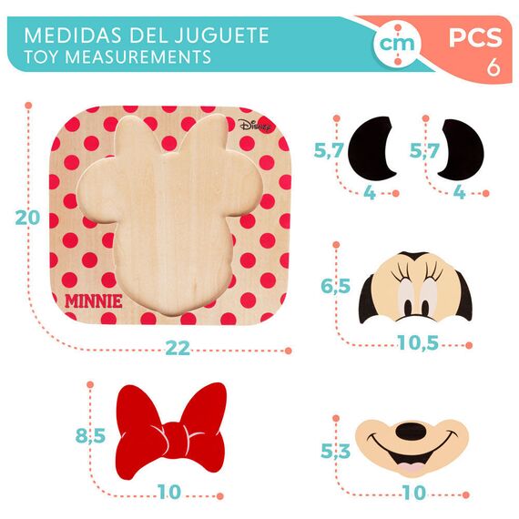 Disney Minnie Wooden puzzle |  Techbox