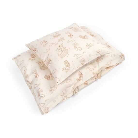 Filibabba - Baby bed linen - Dreamy Adventurers - Hvid - 70x100 cm (FI-03808) / Baby and Children - Merchandise Linens - Various - Techbox