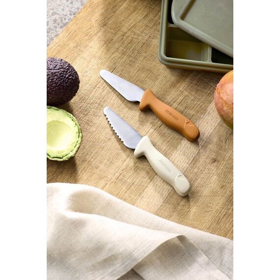 Filibabba - Beginner's cutting knives 2-pack - Pumpkin + Offwhite (FI-03807) / Baby and Children