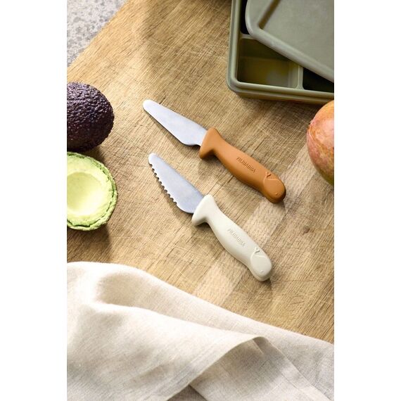 Filibabba - Beginner's cutting knives 2-pack - Pumpkin + Offwhite (FI-03807) / Baby and Children