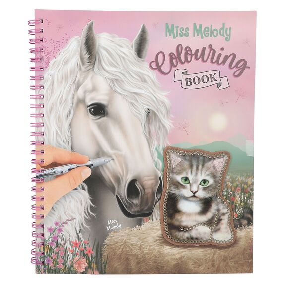 Miss Melody - Colouring Book With Sequins (413745) / Toys