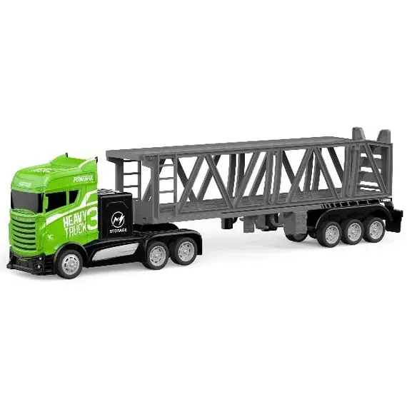 Crazon - Truck R/C w. hanger & signs 1:16 2.4GHz, green (534662) / Toys