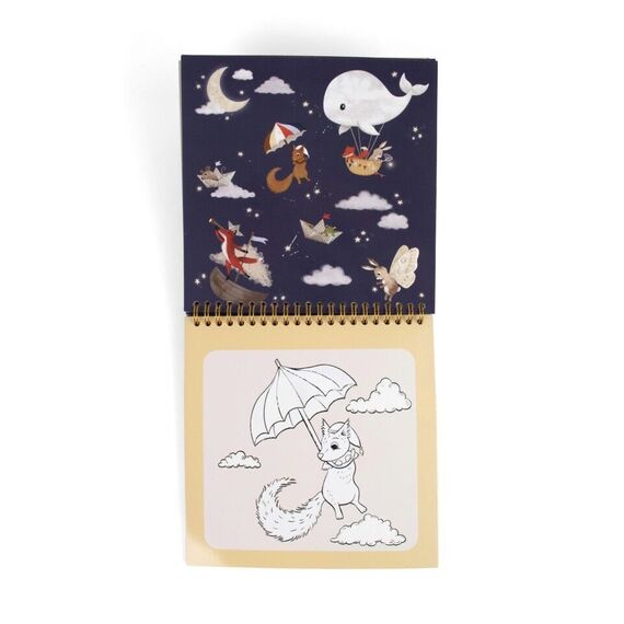 Filibabba - Dreamy Adventurers Water Colouring Book - (FI-03832) / Toys