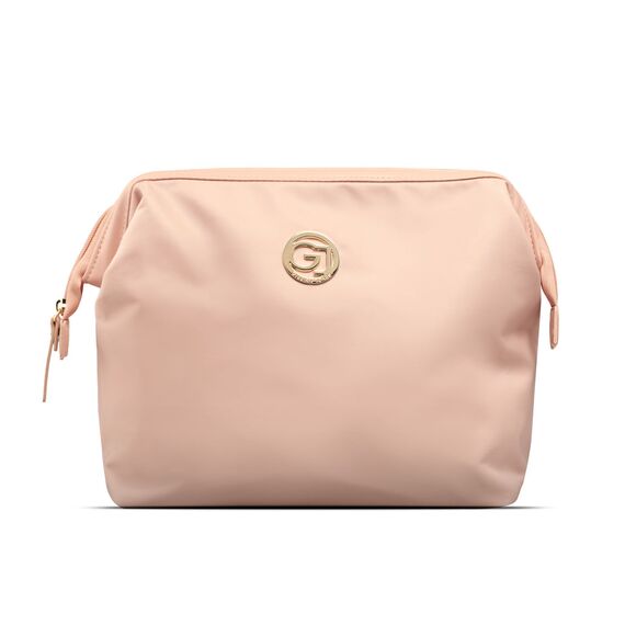 Gillian Jones - Hanger toiletry bag - Pink nylon / Luggage and Travel Gear