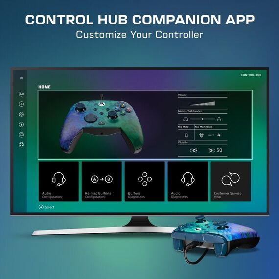 Turtle Beach  - Rematch Advanced Wired - Glitch Green / Xbox Series X