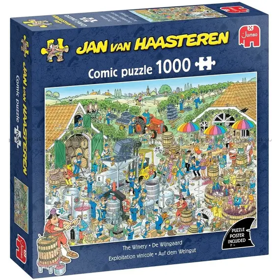 Jan Van Haasteren - The Winery,  1000 Piece Puzzle (JUM9095) / Toys - Puzzles - Gifts - Techbox