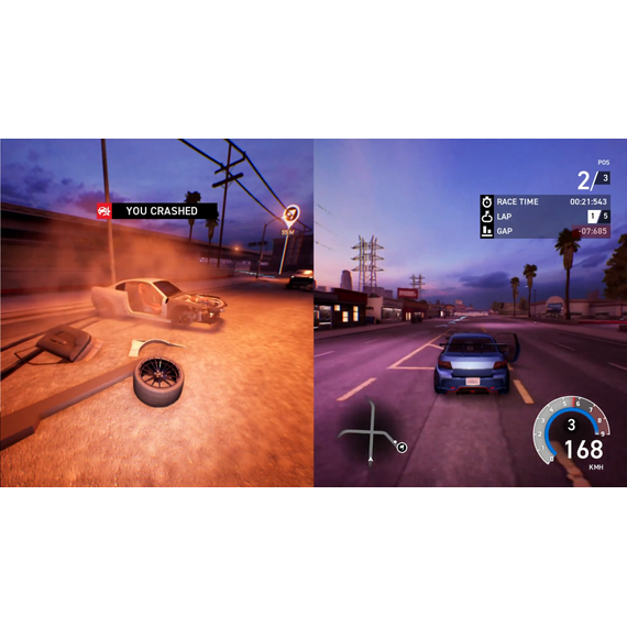 Super Street: Racer Game with Twin Racing Wheels Bundle / Nintendo Switch - Nintendo Switch Games - Games - Techbox