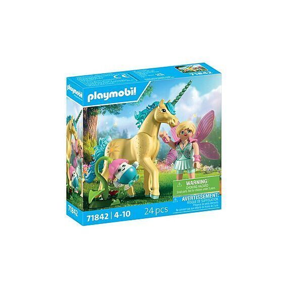 Playmobil - Collectible Unicorn: Sunshine Blossom with Fairy (71842) / Toys - Playmobil - Collectibles - Techbox