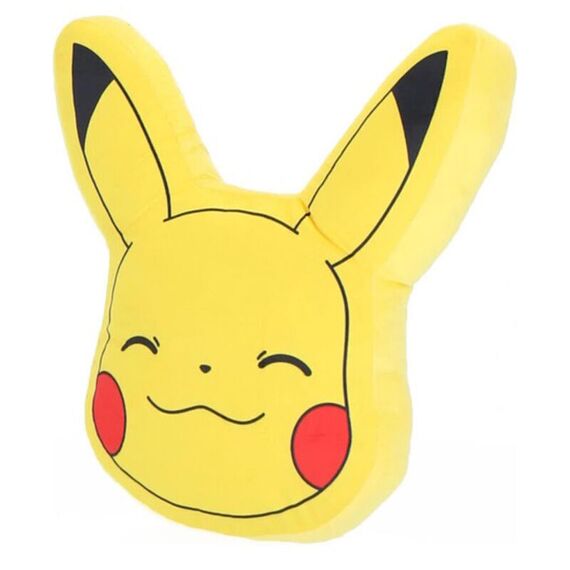 Pokemon Pikachu 3D cushion 35cm - Merchandise Linens - Various - Techbox