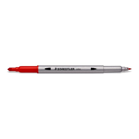 Staedtler - Dual-Tip Markers , 6 Assorted (3200 C6F) / Toys