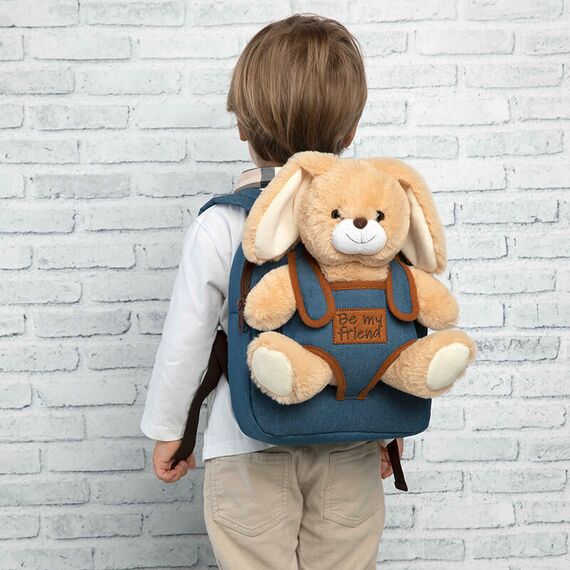 Bob Bunny backpack with plush toy 26cm - Plushies - Gifts - Techbox
