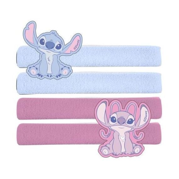 Disney Angel & Stitch set 4 scrunchies
