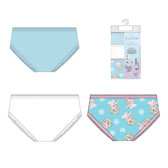 Disney Frozen pack 3 knickers