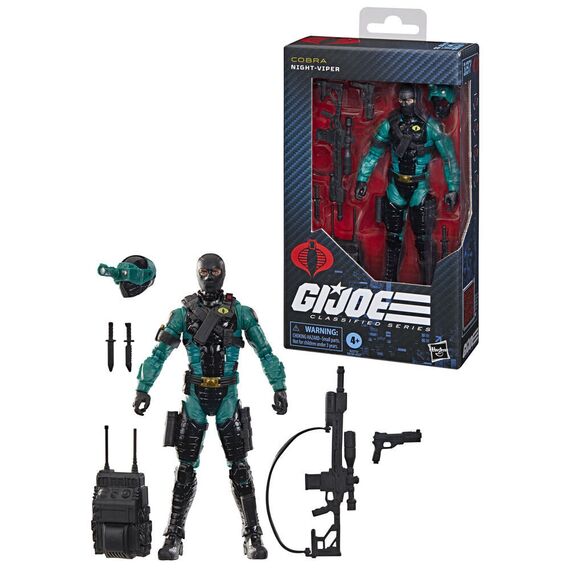 G.I. Joe Classified Series Cobra Night-Viper figure 15cm - Figurines - Collectibles - Techbox