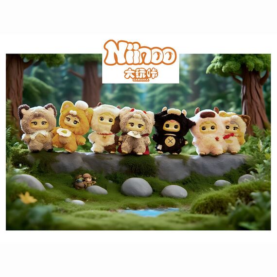 Niinoo assorted Blind Box Surprise doll keychain 17cm - Keychains - Gifts - Techbox
