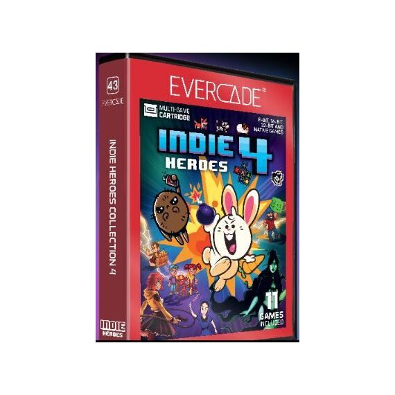 BLAZE Evercade Indie Heroes Collection 4 / BLAZE TAB Plus - Retro Gaming - Gaming - Techbox