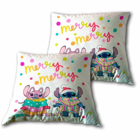 Disney Stitch & Angel cushion |  Techbox