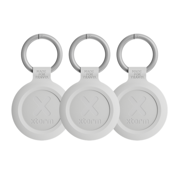 Xtorm - TravelTag 3-Pack - Ash White (iOS & Android) / Electronics