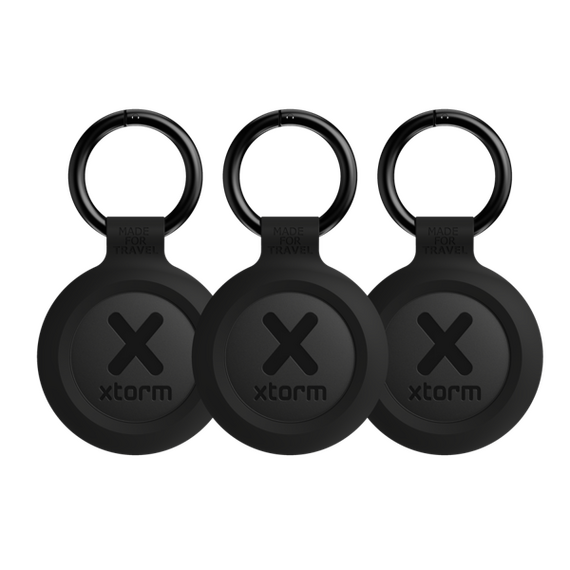 Xtorm - TravelTag 3-Pack- Charcoal Black (iOS & Android) / Electronics