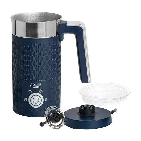 ADLER AD 4494d milk frother/warmer Automatic, Navy blue - Milk foam - Coffee & Beverages - Techbox