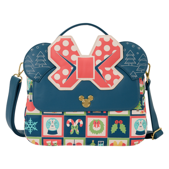 Loungefly Disney Mickey Holiday shoulder bag