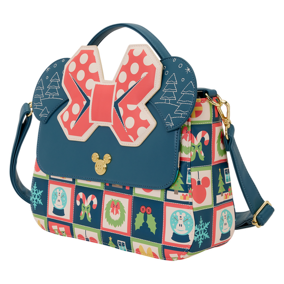 Loungefly Disney Mickey Holiday shoulder bag