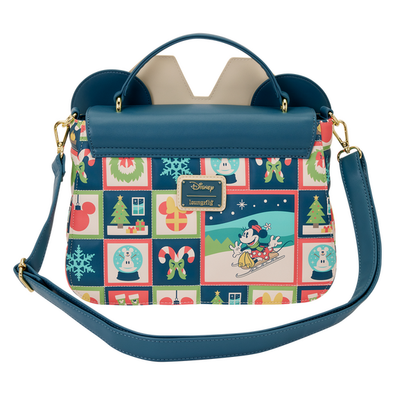 Loungefly Disney Mickey Holiday shoulder bag