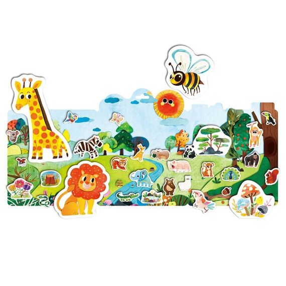 mierEdu - Jelly Stickers - Movable - Wild Animals (ME262) / Toys