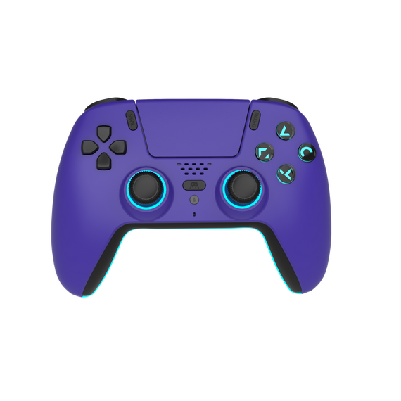 Trade Inavders - Wireless Bluetooth Controller for PS5- LED - Purple / PlayStation 5