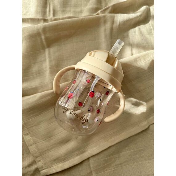 Vanilla Copenhagen - Straw Bottle - Tritan - Ladybug - 300 ml (STBS7825) / Baby and Children