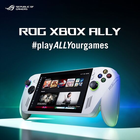 ASUS ROG Xbox Ally RC73YA-NH002W portable game console 17.8 cm (7") 512 GB Touchscreen Wi-Fi White | Techbox