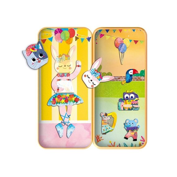 mierEdu - Magnetic Travel Box - Music Party - (ME0887) / Toys