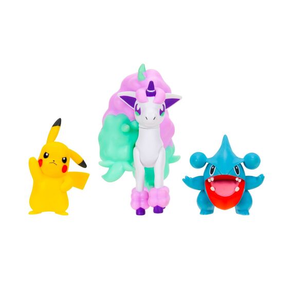 Pokémon - Battle Figure 3 pack - Pikachu, Gible & Ponyta (PKW4097) / Toys