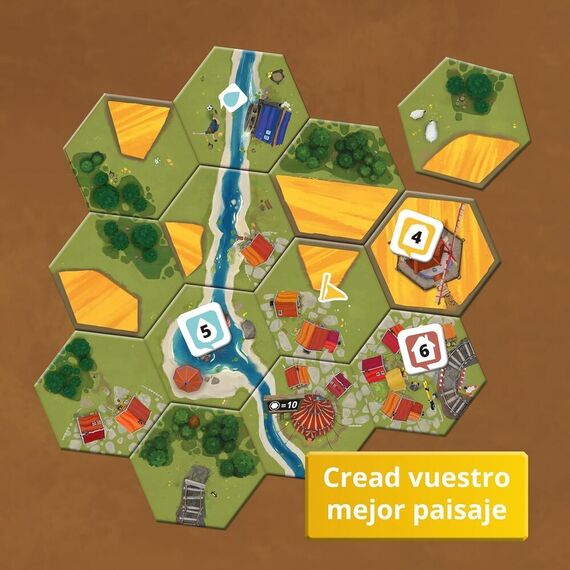 Spanish Dorfromantik board game