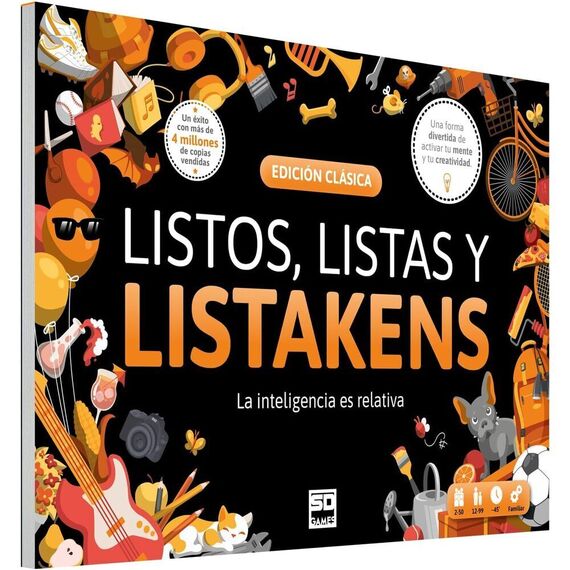 Spanish Listos Listas y Listakens board game
