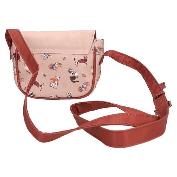 TOPModel - Small Shoulder Bag FUR EVER FRIENDS - Powdery Pink and Copper - Small / Toys