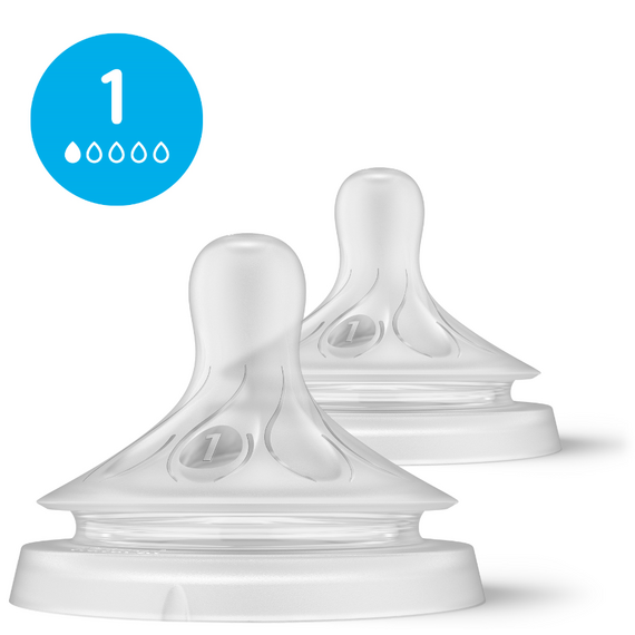 Philips Avent - Niplle, Natural Response Nipple 2 pieces Extra Slow Flow Nipple / Baby and Children