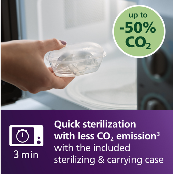 Philips Avent - Ultra air soother, Nighttime, 18m+, purple/pink / Baby and Children