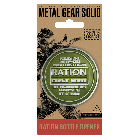 Metal Gear Solid Ration Bottle Opener / Fan Shop and Merchandise - Various - Various - Techbox