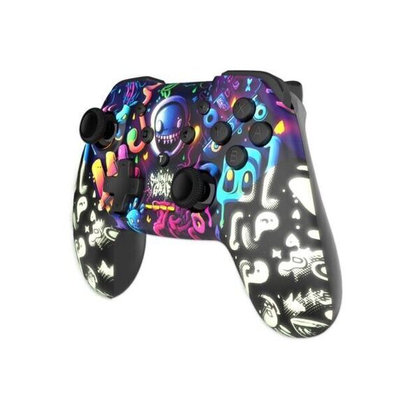 Trade Invaders - Shining Graff Wireless Controller - Switch/PC (Glow in the Dark Paint) / Nintendo Switch | Techbox