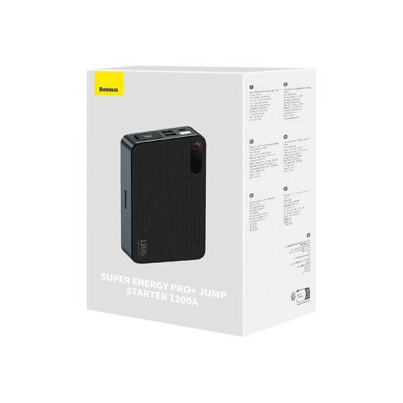 Baseus Super Energy Pro+ Powerbank Jump Starter 1200A - black | Techbox