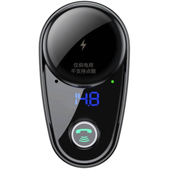 Baseus S-06 Bluetooth/USB car FM transmitter (Overseas Edition) - black | Techbox