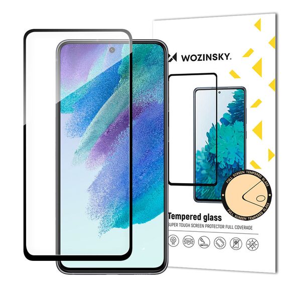 Durable Wozinsky Full Glue Tempered Glass for Samsung S23 FE Full Screen with Frame - Black - Samsung - Screen & Camera Protection - Techbox