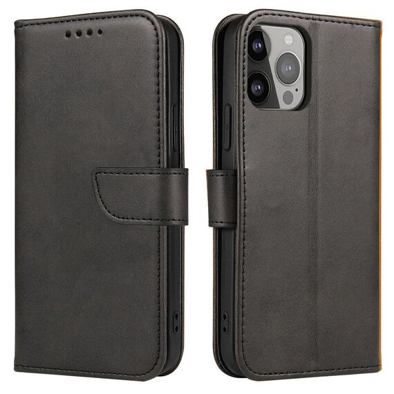 Magnet Case for Samsung A55 with flap and wallet - black - Samsung Cases - Cases - Techbox