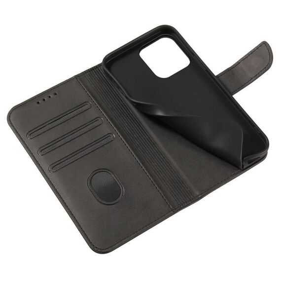 Magnet Case for Samsung A55 with flap and wallet - black - Samsung Cases - Cases - Techbox