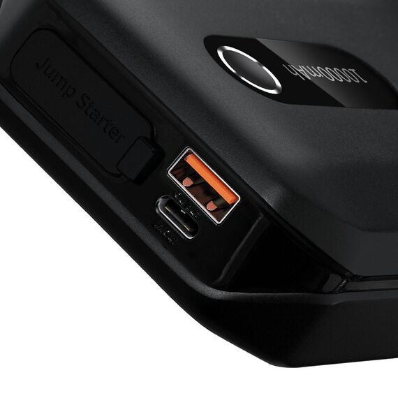 Jumpstarter Baseus Power Starter 10000mAh 12V (1000A / 500A) + Crocodile Cables Black (C00245501113-00) | Techbox